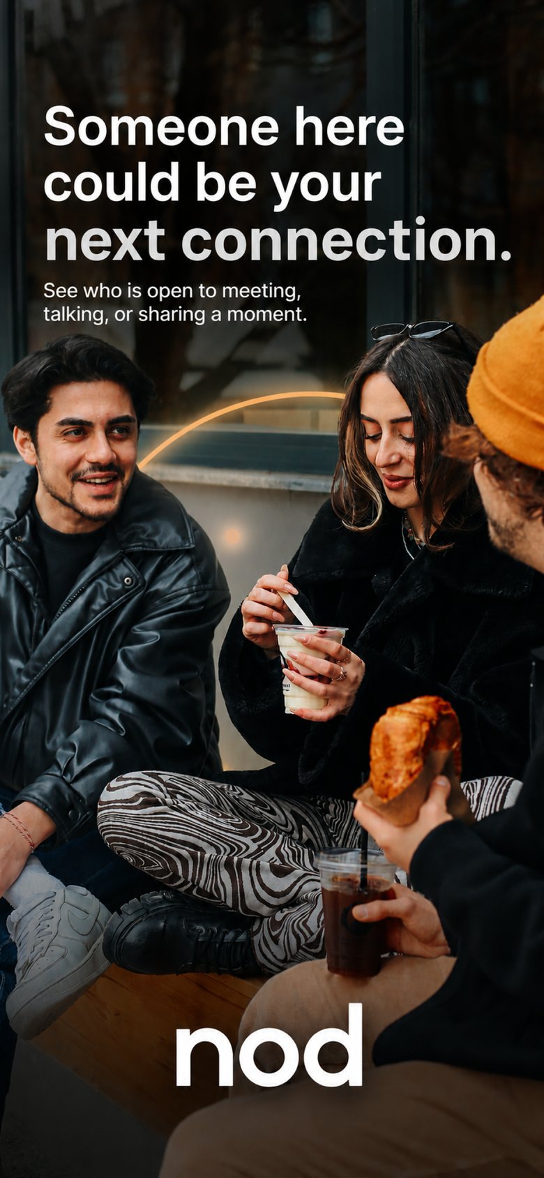 Nod app — what's open nearby